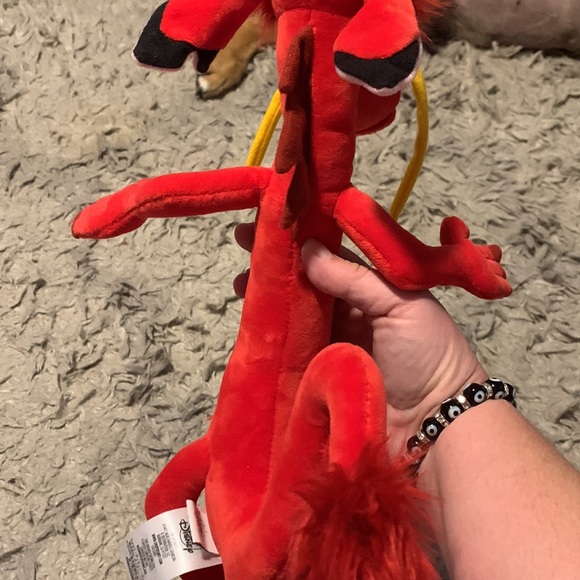 Disney Mulan Mushu Plush Stuffed Animal 16" Red Dragon Movie Toy - Picture 5 of 6